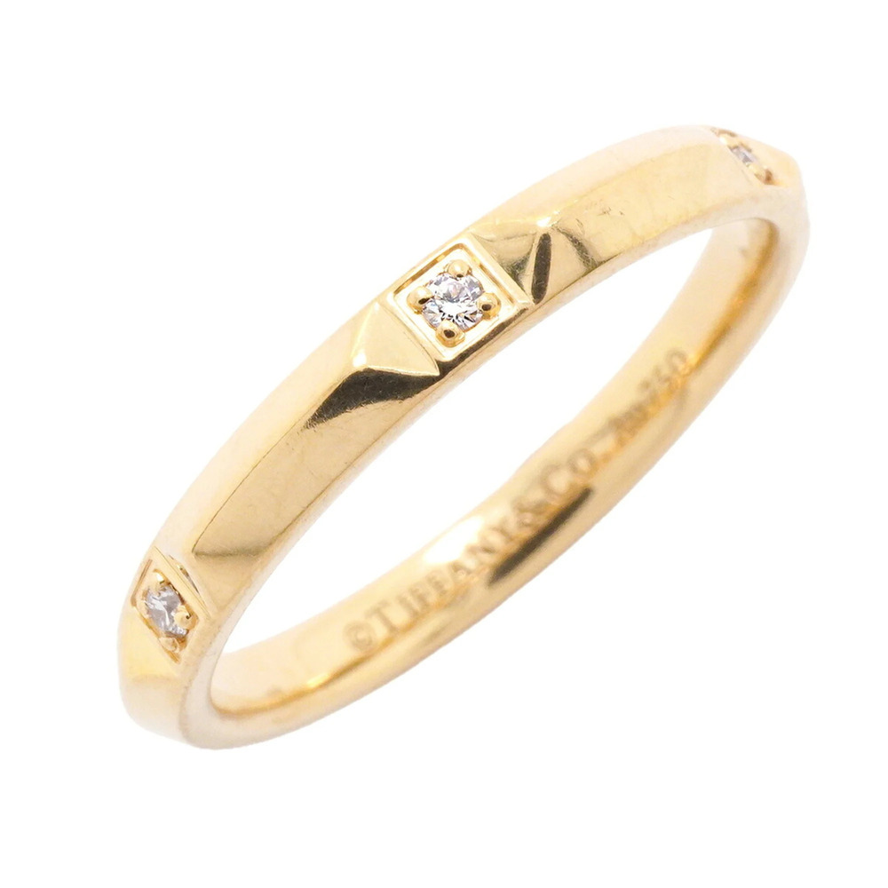 Tiffany & Co. True Band Ring, 18K Yellow Gold, Diamond, Size 17.5 (Men's)